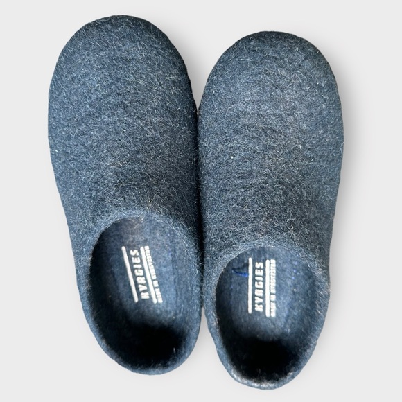 Kyrgies Classic Wool Slippers, size 37, blue - Picture 4 of 7